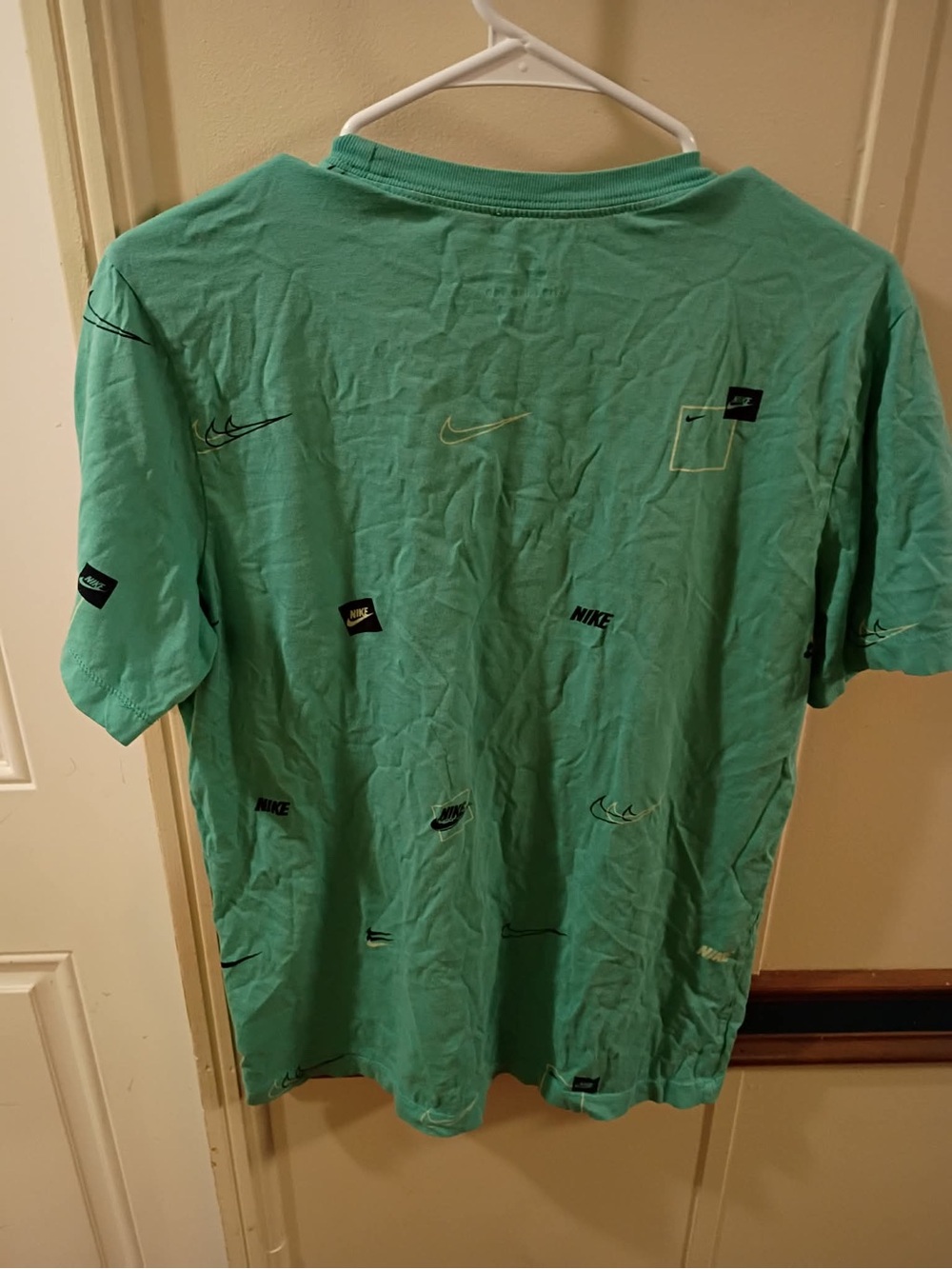 Nike Men's Short-Sleeve Logo Tee — Teal Green - Picture 2 of 4